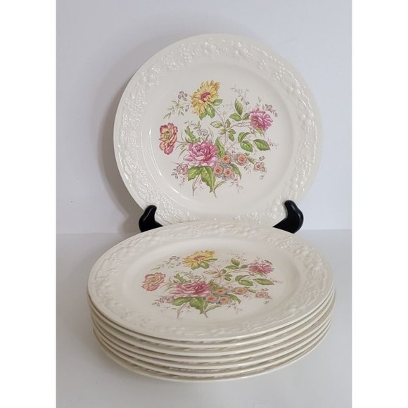 Homer Laughlin | Dining | Vtg Homer Laughlin Dinner Plates Set Of 8 93s ...